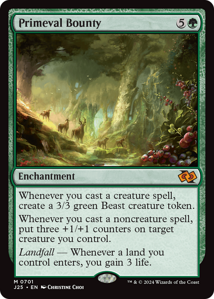 Primeval Bounty [Foundations Jumpstart] MTG Single Magic: The Gathering | Red Claw Gaming