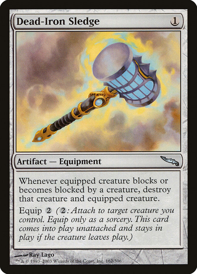 Dead-Iron Sledge [Mirrodin] MTG Single Magic: The Gathering | Red Claw Gaming