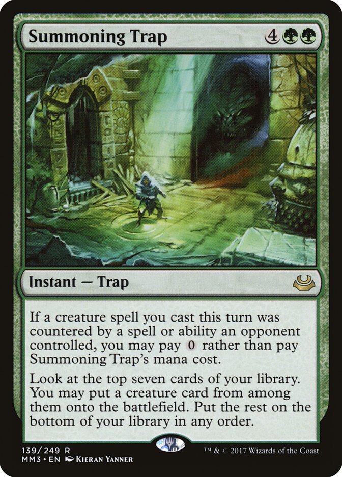 Summoning Trap [Modern Masters 2017] MTG Single Magic: The Gathering | Red Claw Gaming