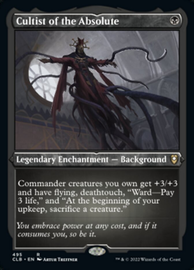 Cultist of the Absolute (Foil Etched) [Commander Legends: Battle for Baldur's Gate] MTG Single Magic: The Gathering | Red Claw Gaming