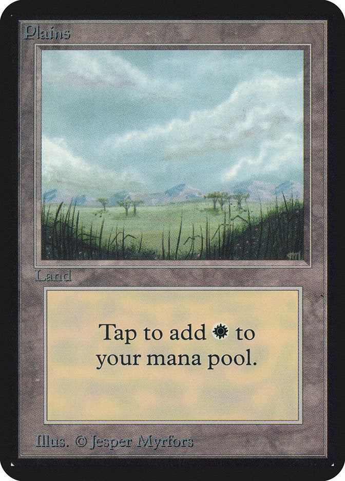 Plains (287) [Alpha Edition] MTG Single Magic: The Gathering | Red Claw Gaming