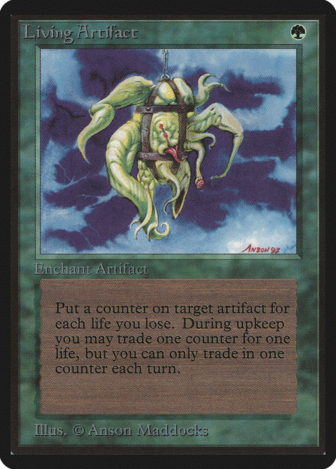 Living Artifact [Beta Edition] MTG Single Magic: The Gathering | Red Claw Gaming