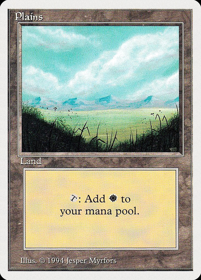 Plains (292) [Summer Magic / Edgar] MTG Single Magic: The Gathering | Red Claw Gaming
