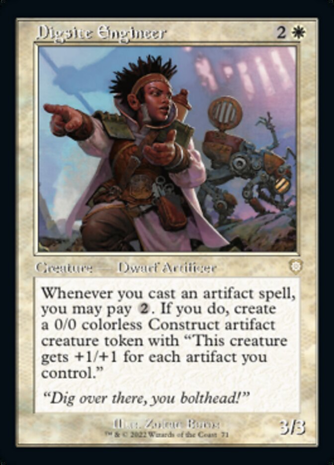 Digsite Engineer (Retro) [The Brothers' War Commander] MTG Single Magic: The Gathering | Red Claw Gaming