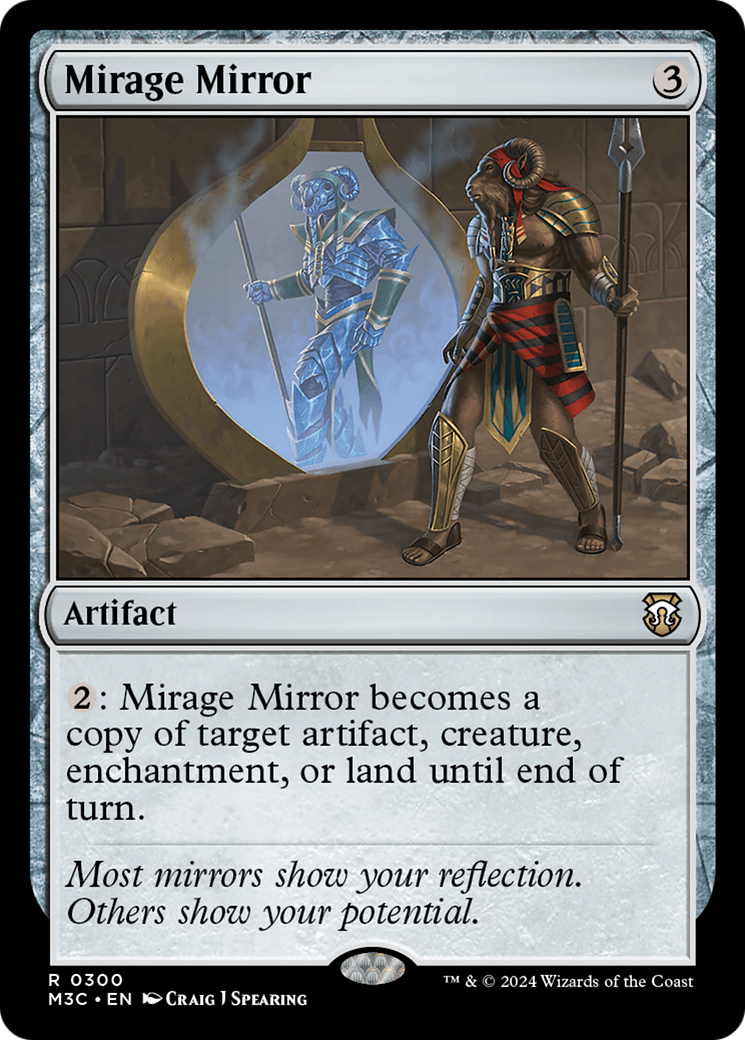 Mirage Mirror (Ripple Foil) [Modern Horizons 3 Commander] MTG Single Magic: The Gathering | Red Claw Gaming