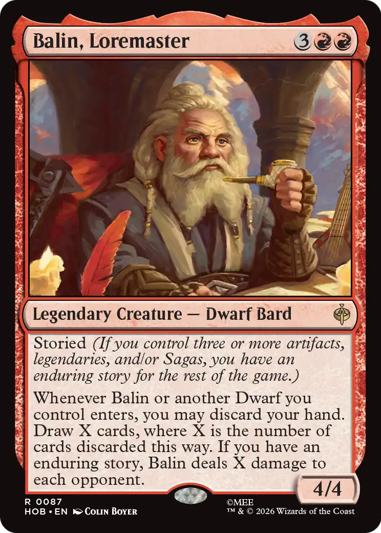 Balin, Loremaster [The Hobbit] | Red Claw Gaming