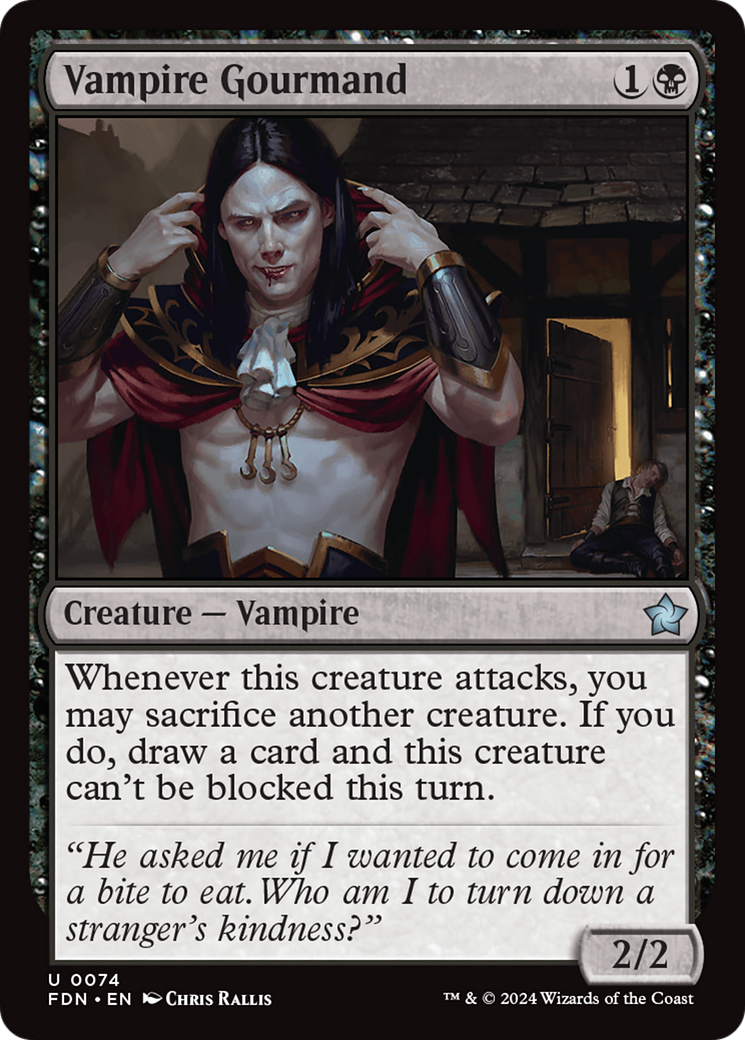 Vampire Gourmand [Foundations] MTG Single Magic: The Gathering | Red Claw Gaming