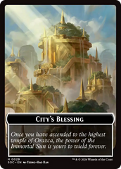 Food // City's Blessing Double-Sided Token [Secrets of Strixhaven Commander Tokens] MTG Single Magic: The Gathering | Red Claw Gaming