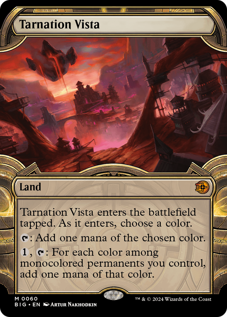 Tarnation Vista (Showcase) [Outlaws of Thunder Junction: The Big Score] MTG Single Magic: The Gathering | Red Claw Gaming