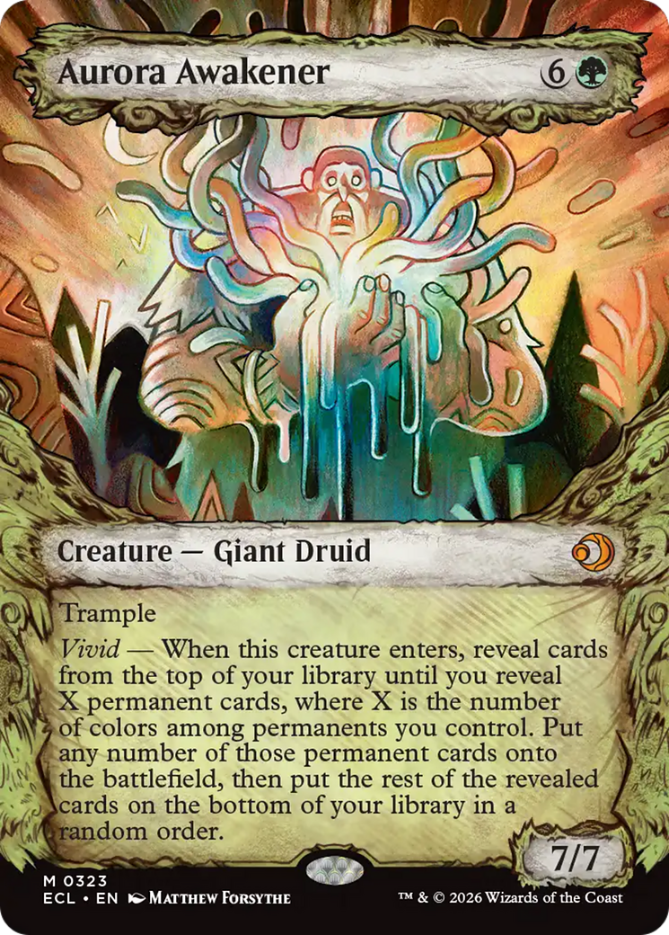 Aurora Awakener (Showcase) [Lorwyn Eclipsed] MTG Single Magic: The Gathering | Red Claw Gaming