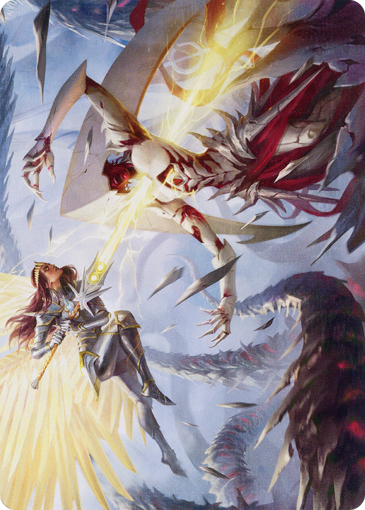 Elspeth's Smite Art Card [March of the Machine Art Series] MTG Single Magic: The Gathering | Red Claw Gaming