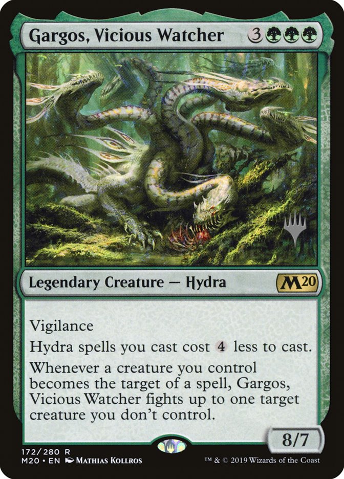 Gargos, Vicious Watcher (Promo Pack) [Core Set 2020 Promos] MTG Single Magic: The Gathering | Red Claw Gaming