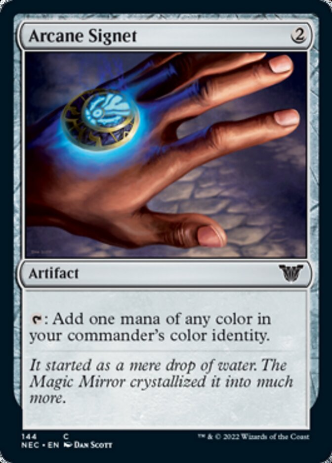 Arcane Signet [Kamigawa: Neon Dynasty Commander] MTG Single Magic: The Gathering | Red Claw Gaming