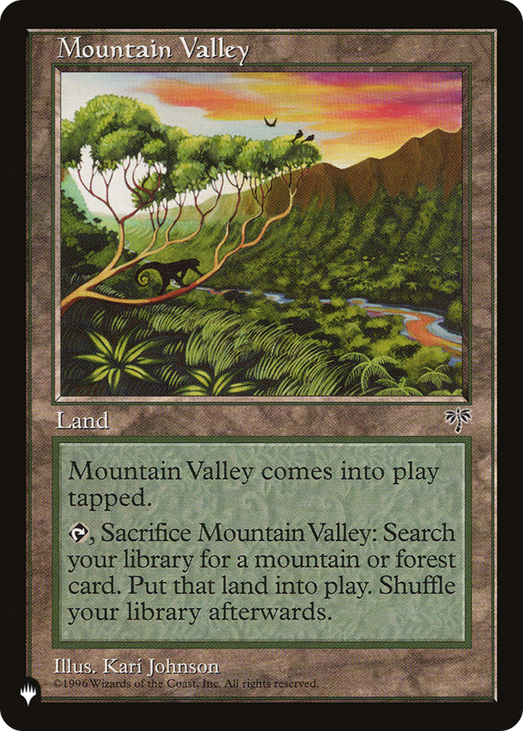 Mountain Valley [The List] MTG Single Magic: The Gathering | Red Claw Gaming