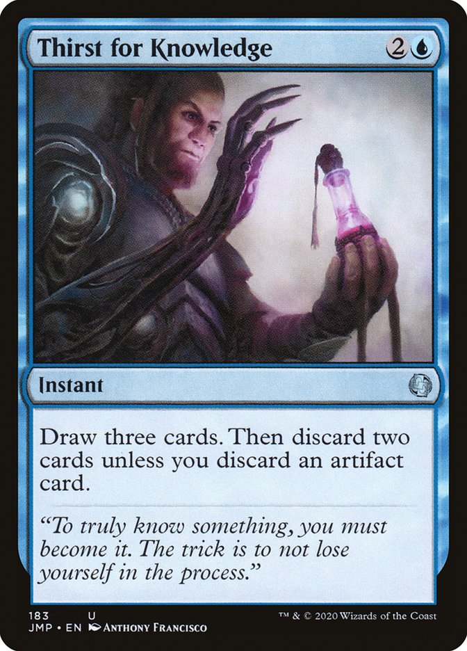 Thirst for Knowledge [Jumpstart] MTG Single Magic: The Gathering | Red Claw Gaming