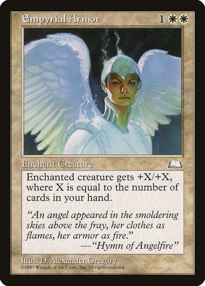 Empyrial Armor [Weatherlight] MTG Single Magic: The Gathering | Red Claw Gaming