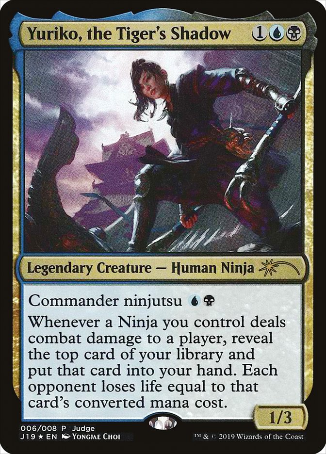 Yuriko, the Tiger's Shadow [Judge Gift Cards 2019] MTG Single Magic: The Gathering | Red Claw Gaming