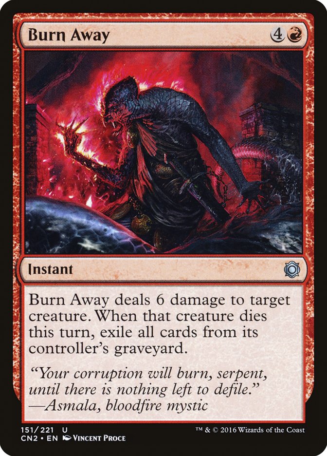 Burn Away [Conspiracy: Take the Crown] MTG Single Magic: The Gathering | Red Claw Gaming