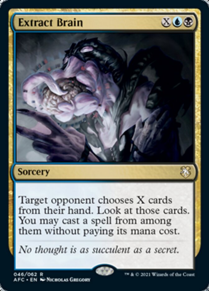 Extract Brain [Dungeons & Dragons: Adventures in the Forgotten Realms Commander] MTG Single Magic: The Gathering | Red Claw Gaming