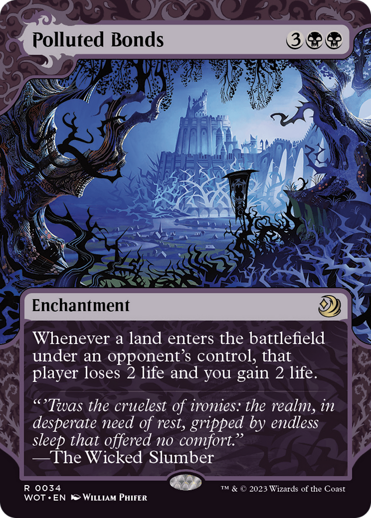 Polluted Bonds [Wilds of Eldraine: Enchanting Tales] MTG Single Magic: The Gathering | Red Claw Gaming