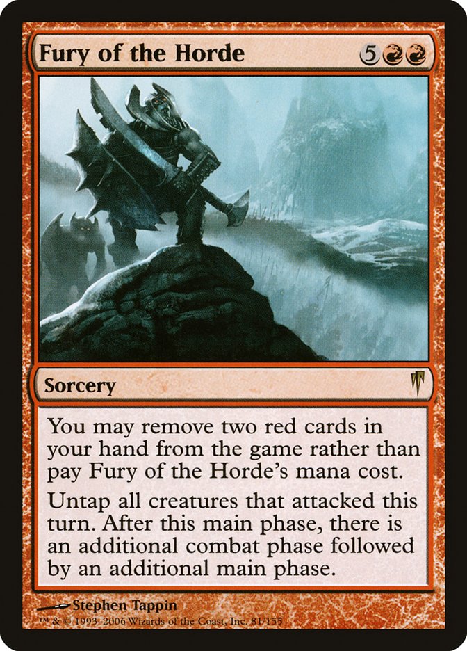 Fury of the Horde [Coldsnap] MTG Single Magic: The Gathering | Red Claw Gaming