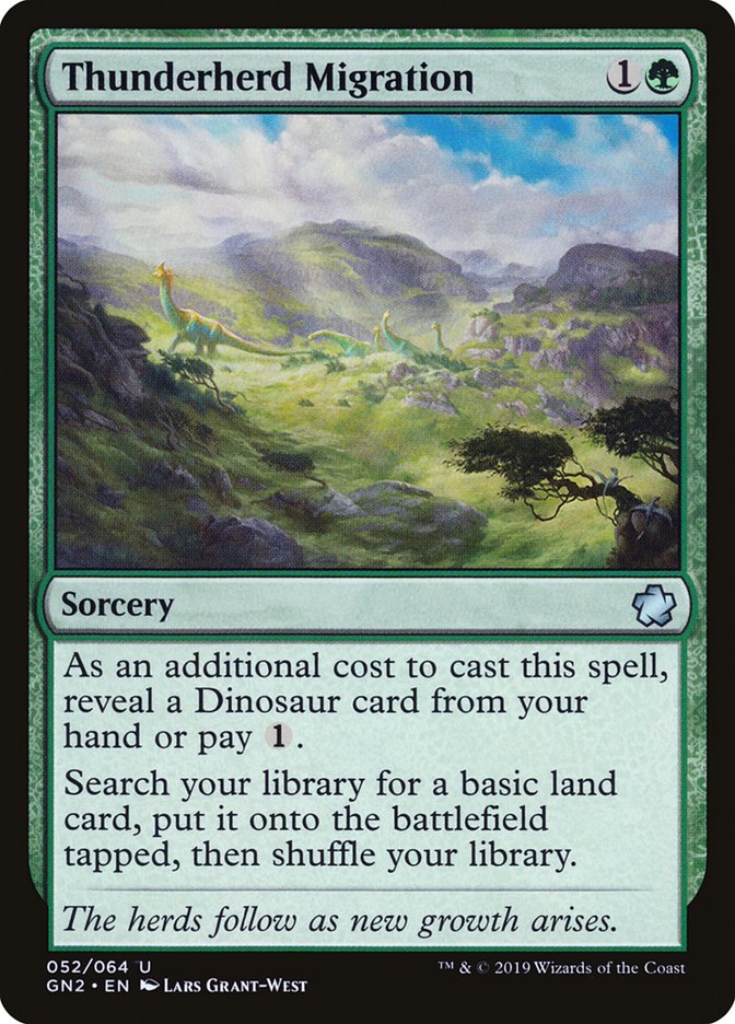 Thunderherd Migration [Game Night 2019] MTG Single Magic: The Gathering | Red Claw Gaming