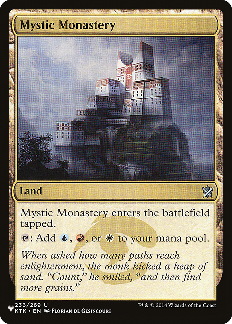Mystic Monastery [The List] MTG Single Magic: The Gathering | Red Claw Gaming
