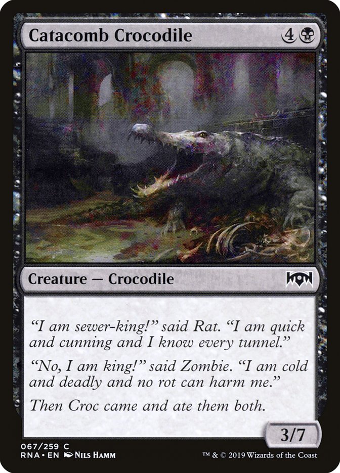 Catacomb Crocodile [Ravnica Allegiance] MTG Single Magic: The Gathering | Red Claw Gaming
