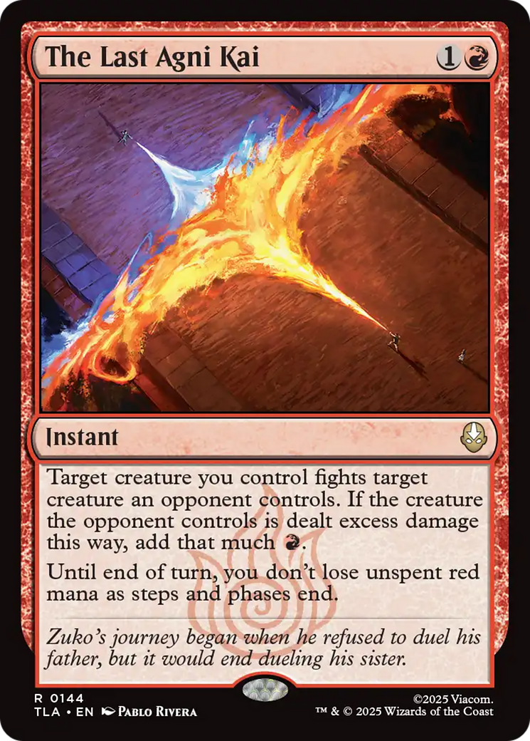 The Last Agni Kai [Avatar: The Last Airbender] MTG Single Magic: The Gathering | Red Claw Gaming
