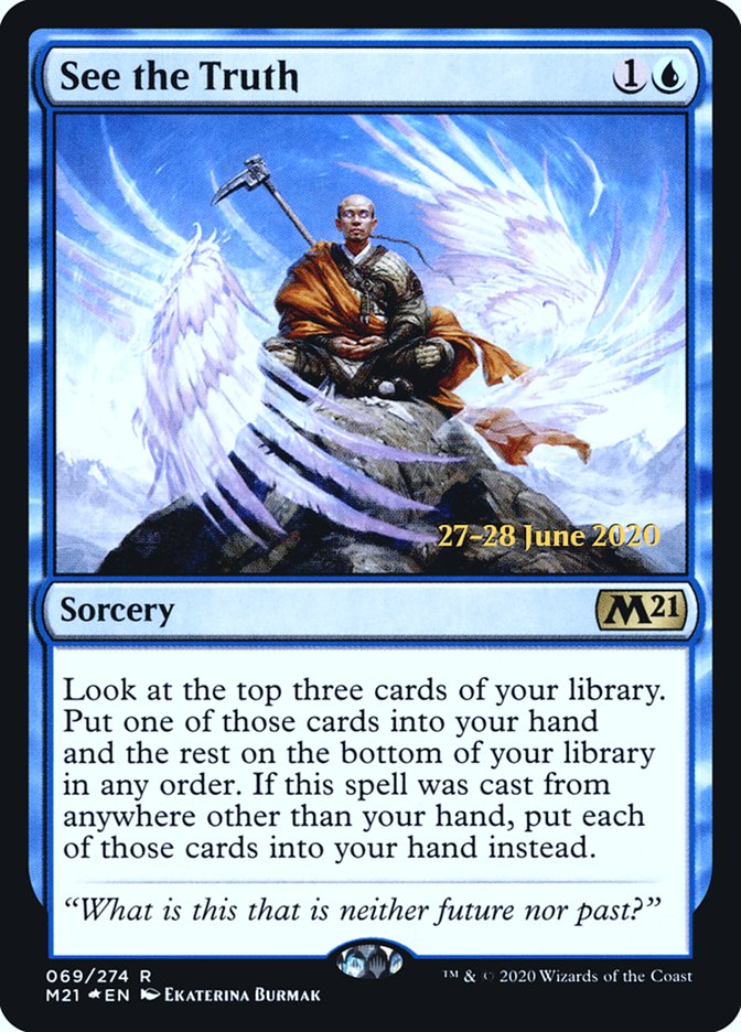 See the Truth [Core Set 2021 Prerelease Promos] MTG Single Magic: The Gathering | Red Claw Gaming