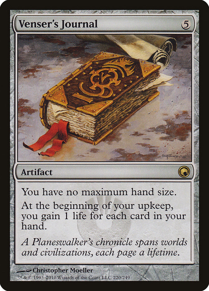 Venser's Journal [Scars of Mirrodin] MTG Single Magic: The Gathering | Red Claw Gaming