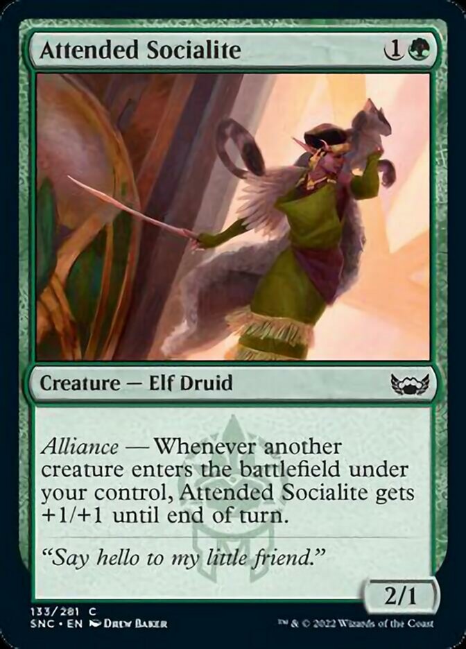 Attended Socialite [Streets of New Capenna] MTG Single Magic: The Gathering | Red Claw Gaming