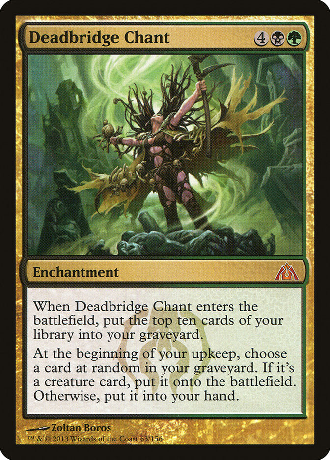 Deadbridge Chant [Dragon's Maze] MTG Single Magic: The Gathering | Red Claw Gaming