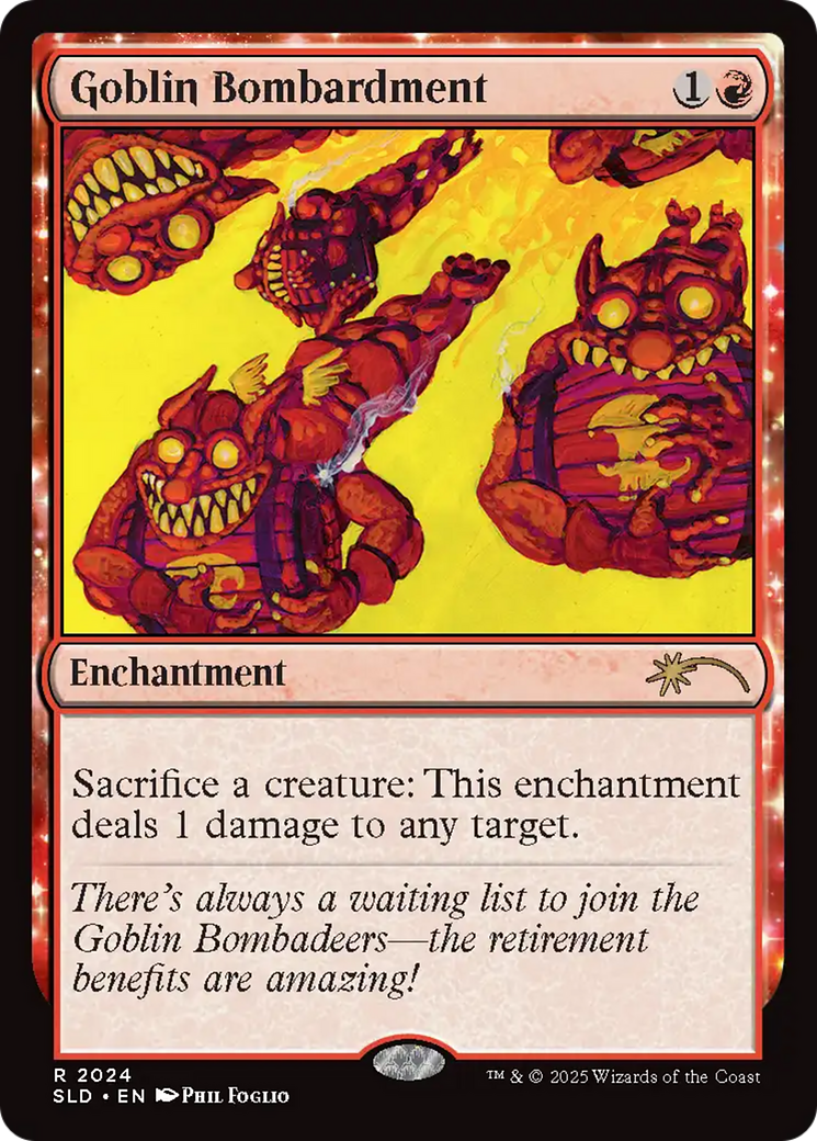 Goblin Bombardment (2024) [Secret Lair Drop Series] MTG Single Magic: The Gathering | Red Claw Gaming