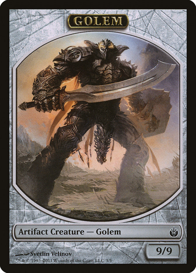 Golem Token [Mirrodin Besieged Tokens] MTG Single Magic: The Gathering | Red Claw Gaming