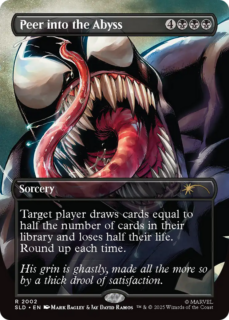 Peer into the Abyss (2002) (Rainbow Foil) [Secret Lair Drop Series] MTG Single Magic: The Gathering | Red Claw Gaming