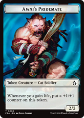 Ajani's Pridemate // Ajani Resolute Double-Sided Token [Reality Fracture Tokens] | Red Claw Gaming