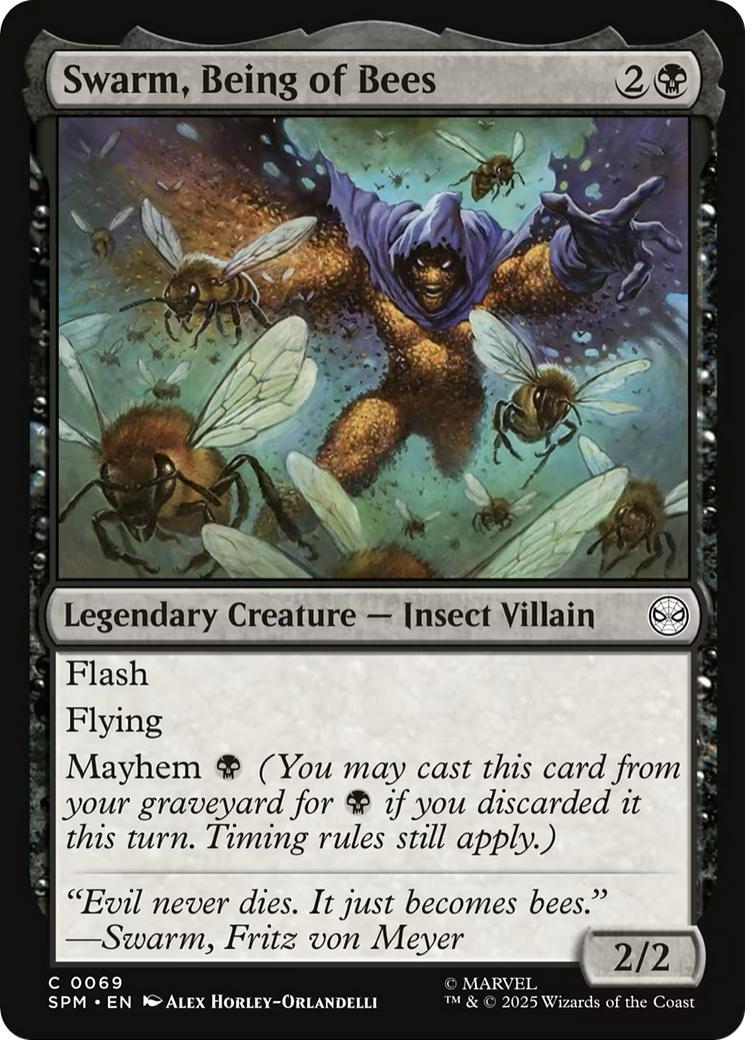 Swarm, Being of Bees [Marvel's Spider-Man] MTG Single Magic: The Gathering | Red Claw Gaming