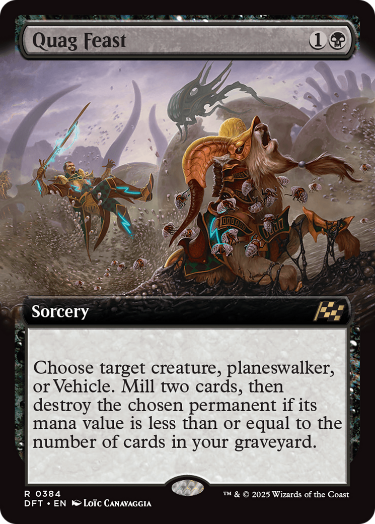 Quag Feast (Extended Art) [Aetherdrift] MTG Single Magic: The Gathering | Red Claw Gaming