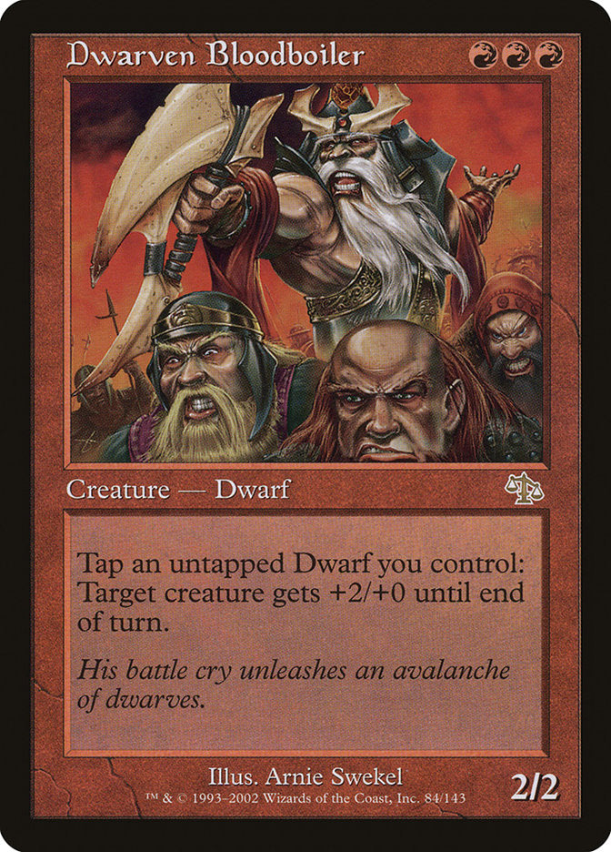Dwarven Bloodboiler [Judgment] MTG Single Magic: The Gathering | Red Claw Gaming