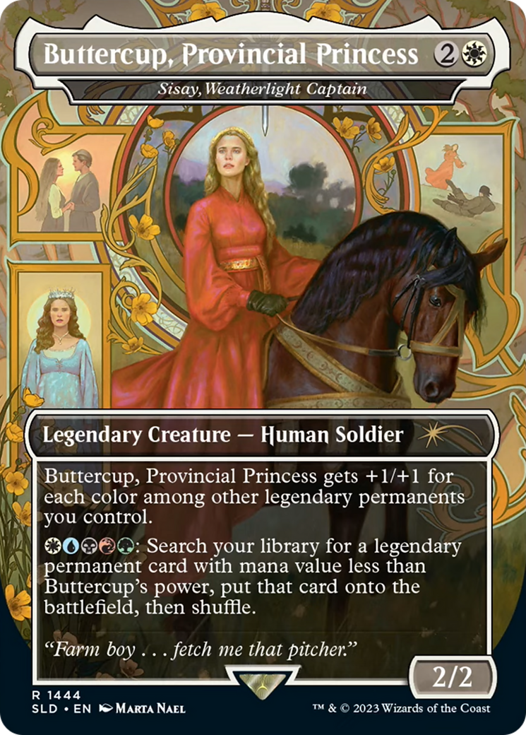 Buttercup, Provincial Princess - Sisay, Weatherlight Captain [Secret Lair Drop Series] MTG Single Magic: The Gathering | Red Claw Gaming