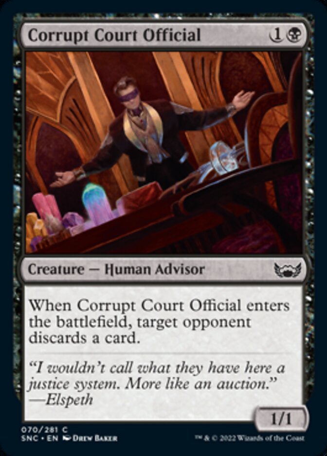 Corrupt Court Official [Streets of New Capenna] MTG Single Magic: The Gathering | Red Claw Gaming