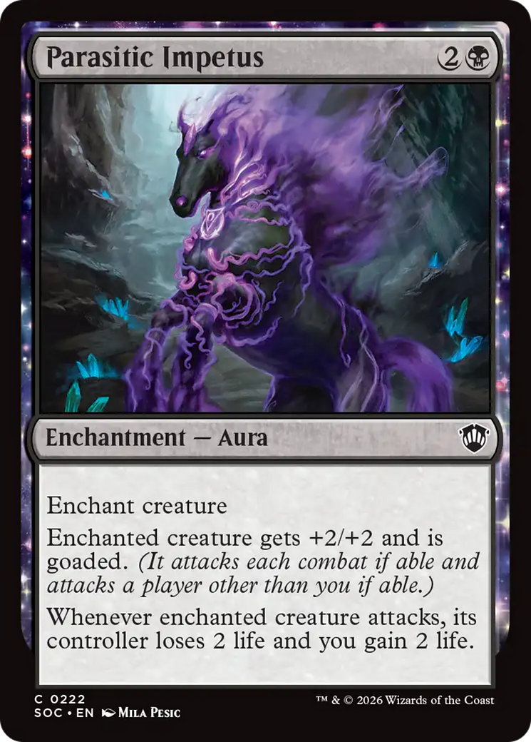 Parasitic Impetus [Secrets of Strixhaven Commander] MTG Single Magic: The Gathering | Red Claw Gaming
