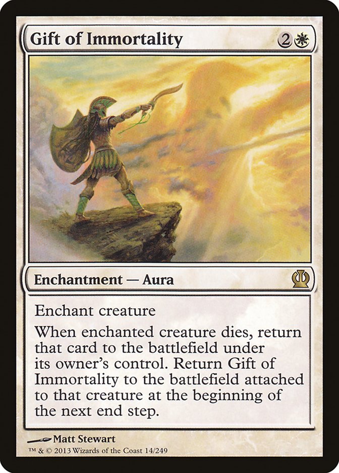 Gift of Immortality [Theros] MTG Single Magic: The Gathering | Red Claw Gaming