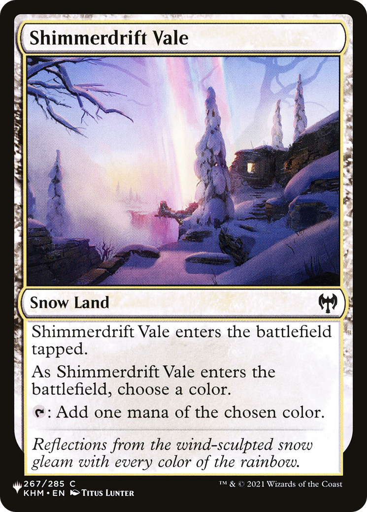 Shimmerdrift Vale [The List] MTG Single Magic: The Gathering | Red Claw Gaming