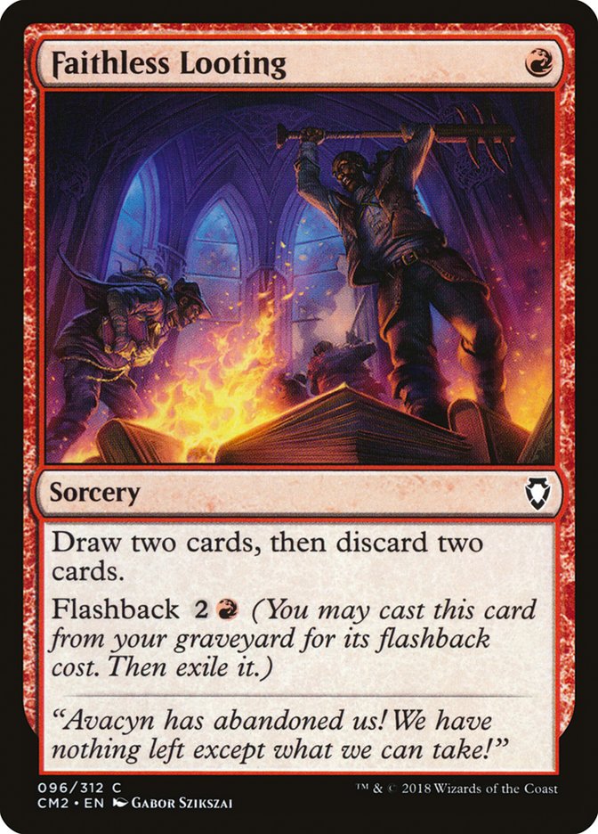 Faithless Looting [Commander Anthology Volume II] MTG Single Magic: The Gathering | Red Claw Gaming