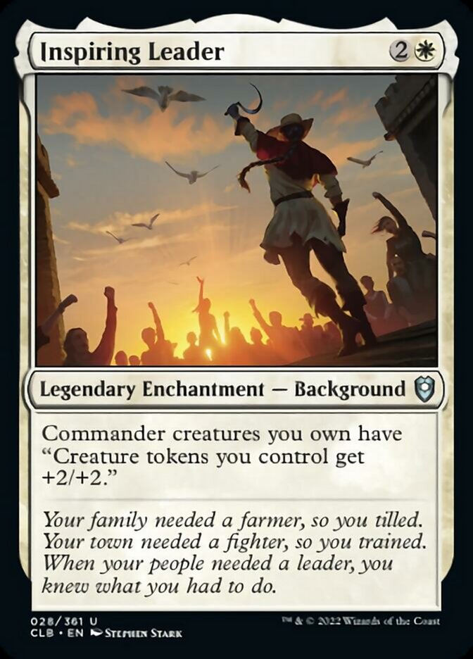 Inspiring Leader [Commander Legends: Battle for Baldur's Gate] MTG Single Magic: The Gathering | Red Claw Gaming