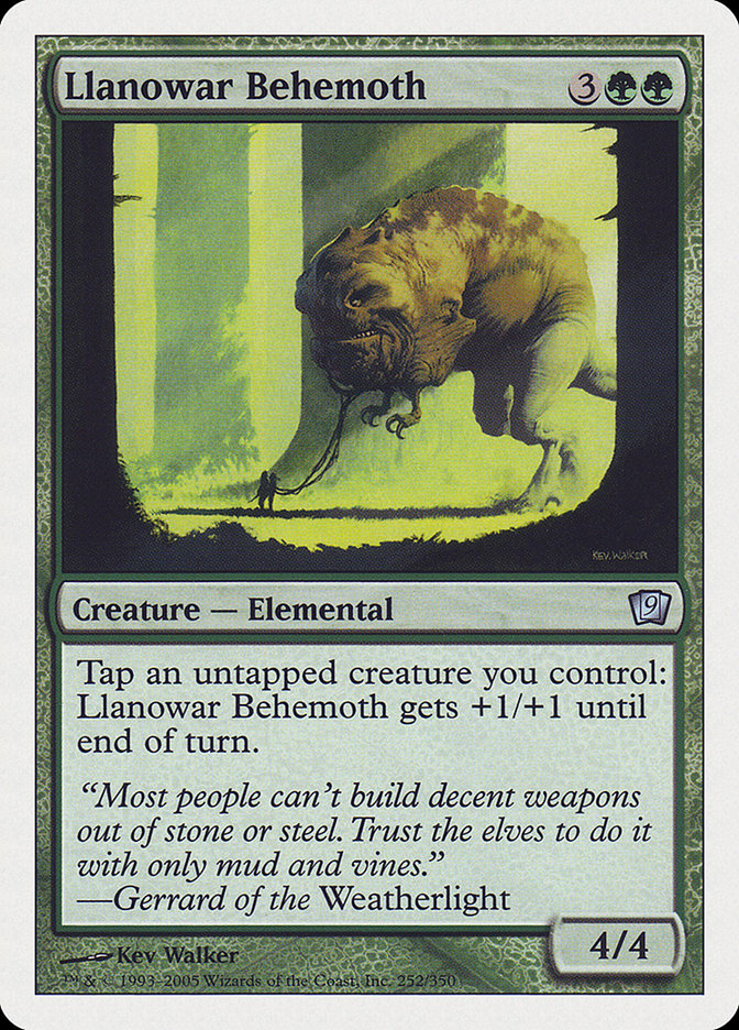 Llanowar Behemoth [Ninth Edition] MTG Single Magic: The Gathering | Red Claw Gaming