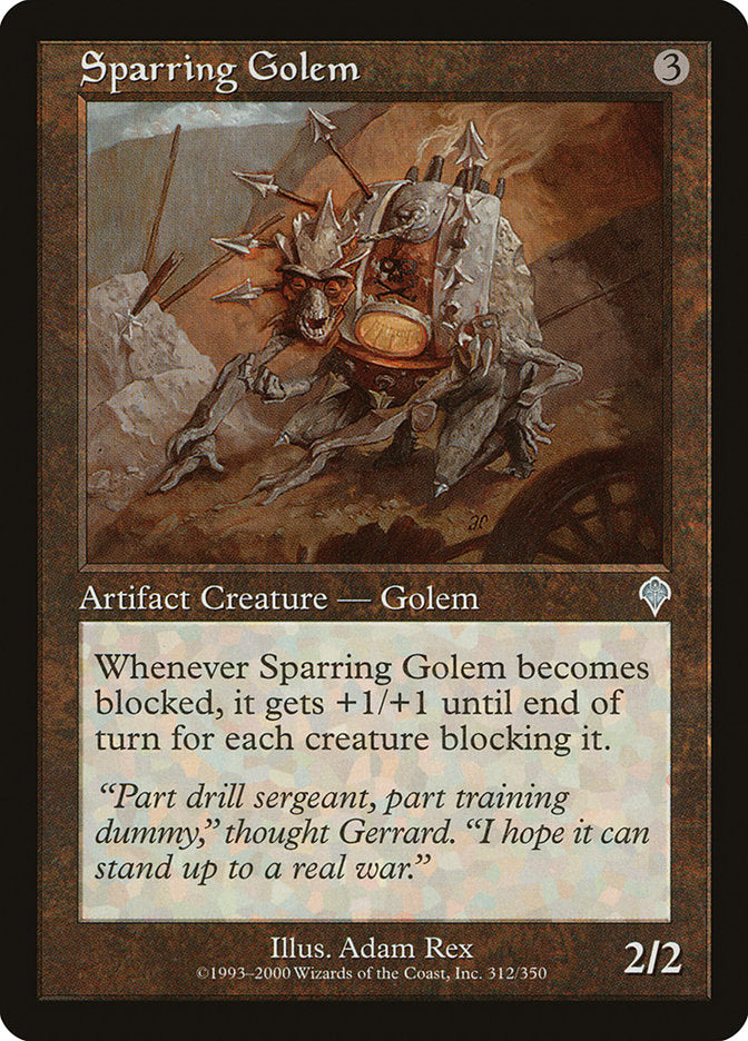 Sparring Golem [Invasion] MTG Single Magic: The Gathering | Red Claw Gaming