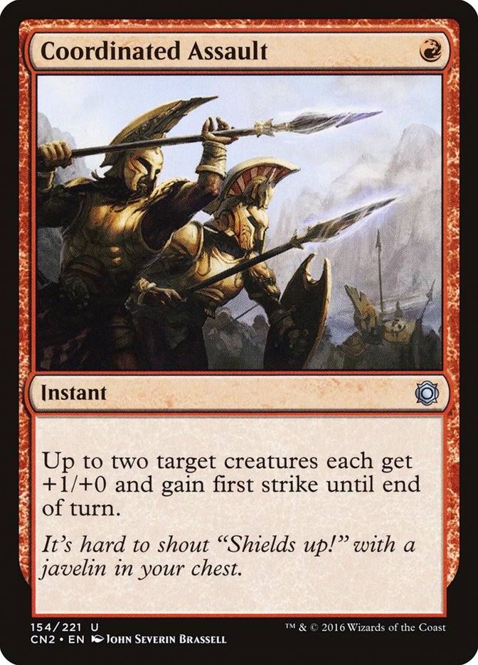 Coordinated Assault [Conspiracy: Take the Crown] MTG Single Magic: The Gathering | Red Claw Gaming